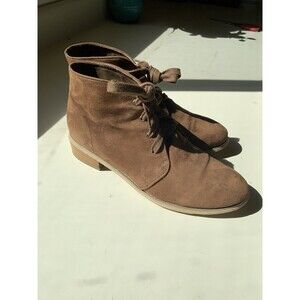 BDG WOMENS BROWN CASUAL OXFORD LACE UP SUEDE ANKLE LACE UP DRESS BOOT SIZE 8.0